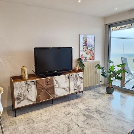Sunny And Cosy Sea View Studio Антіб Екстер'єр фото